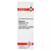 Atropinum Sulfuricum D 12 Dilution 20 ml