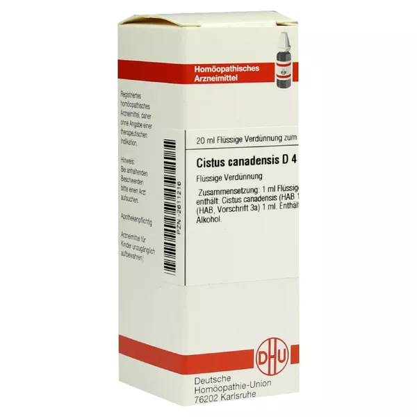 Cistus Canadensis D 4 Dilution 20 ml