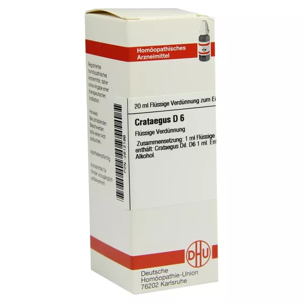 Crataegus D 6 Dilution 20 ml