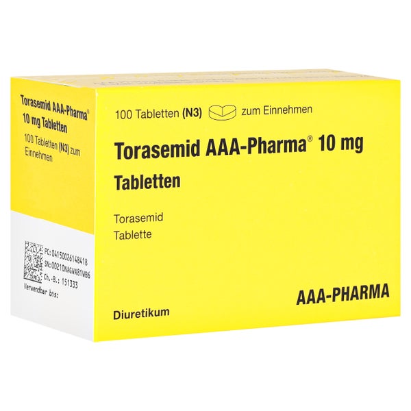 Torasemid Aaa-pharma 10 mg Tabletten 100 St