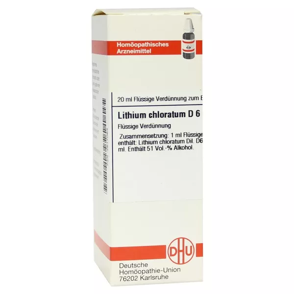 Lithium Chloratum D 6 Dilution 20 ml
