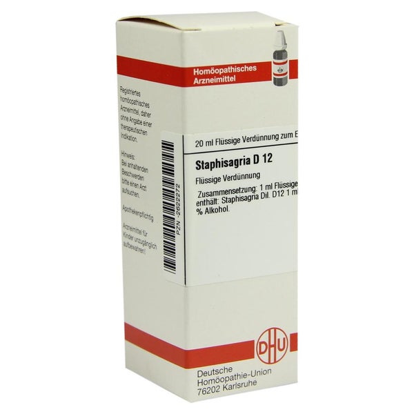 Staphisagria D 12 Dilution 20 ml