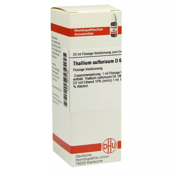 Thallium Sulfuricum D 6 Dilution 20 ml