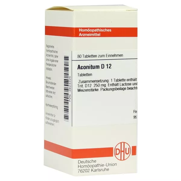 Aconitum D 12 Tabletten 80 St