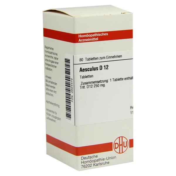 Aesculus D 12 Tabletten 80 St
