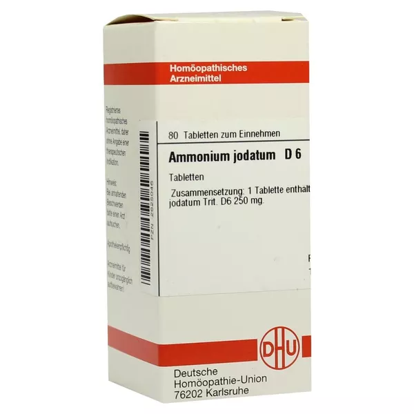 Ammonium Jodatum D 6 Tabletten 80 St