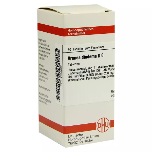 Aranea Diadema D 6 Tabletten 80 St