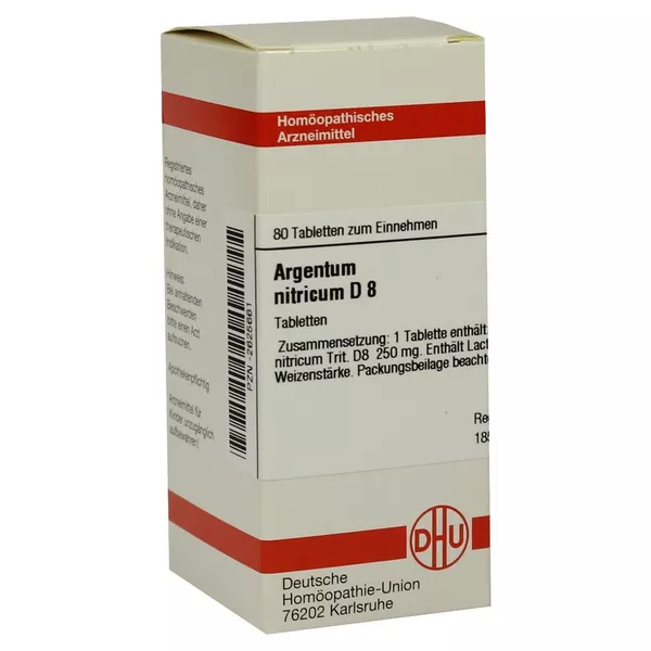 Argentum Nitricum D 8 Tabletten 80 St