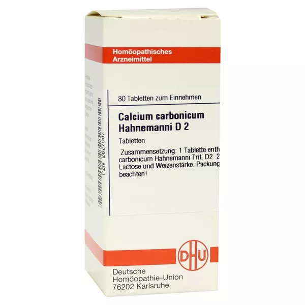Calcium Carbonicum Hahnemanni D 2 Tablet 80 St
