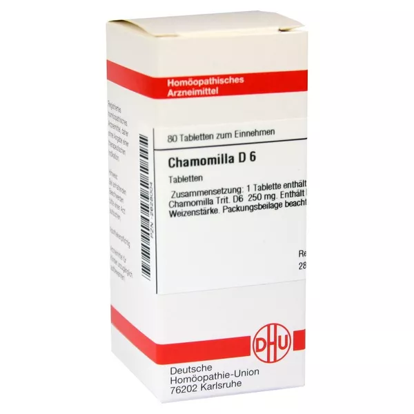 Chamomilla D 6 Tabletten 80 St
