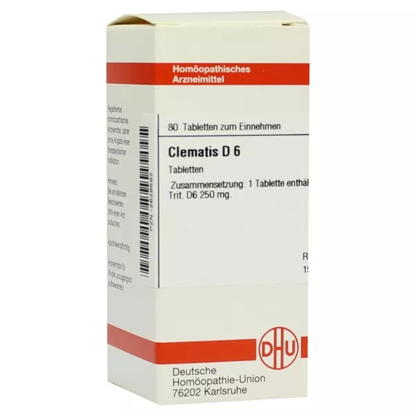 Clematis D 6 Tabletten 80 St