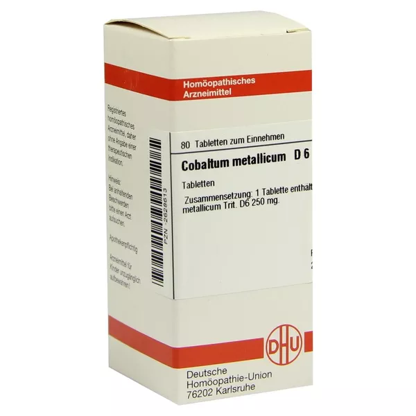 Cobaltum Metallicum D 6 Tabletten 80 St