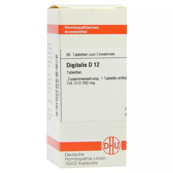 Digitalis D 12 Tabletten 80 St