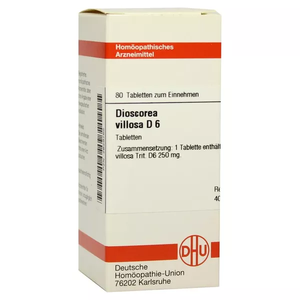 Dioscorea Villosa D 6 Tabletten 80 St