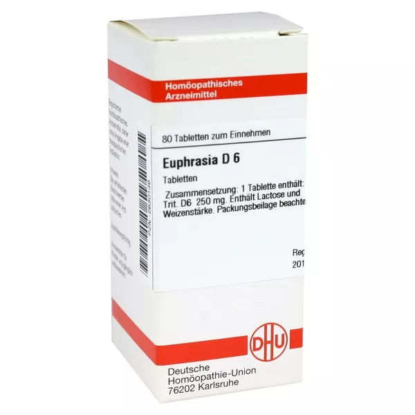 Euphrasia D 6 Tabletten 80 St