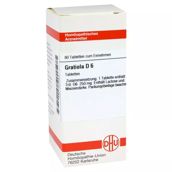 Gratiola D 6 Tabletten 80 St