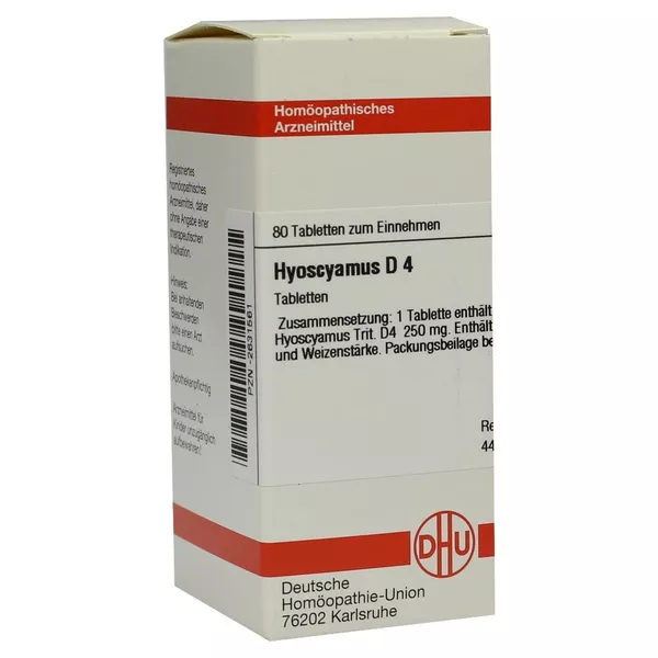 Hyoscyamus D 4 Tabletten 80 St