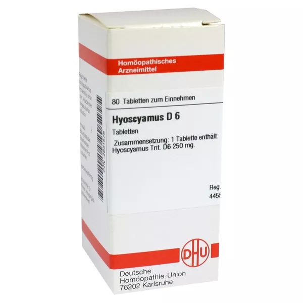Hyoscyamus D 6 Tabletten 80 St