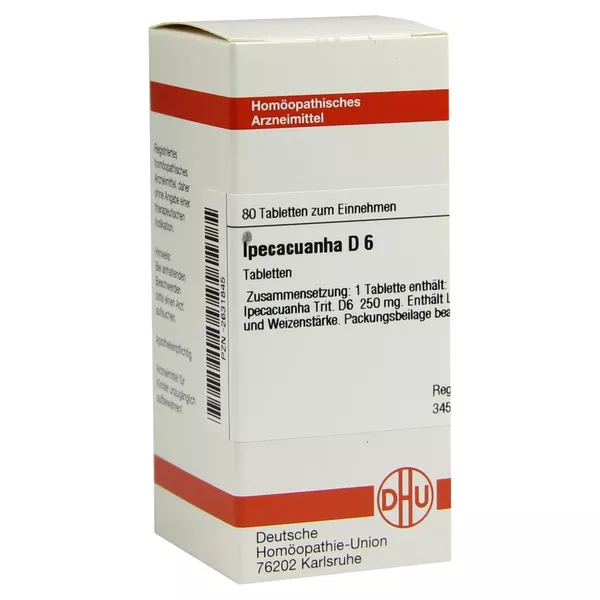 Ipecacuanha D 6 Tabletten 80 St