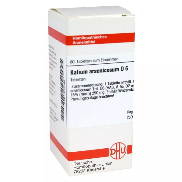 Kalium Arsenicosum D 6 Tabletten 80 St