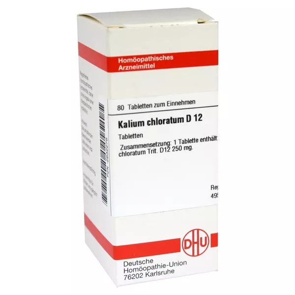 Kalium Chloratum D 12 Tabletten 80 St