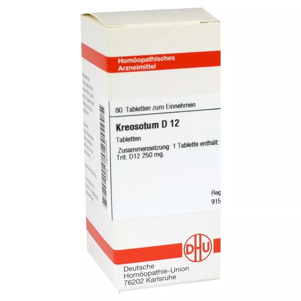 Kreosotum D 12 Tabletten 80 St