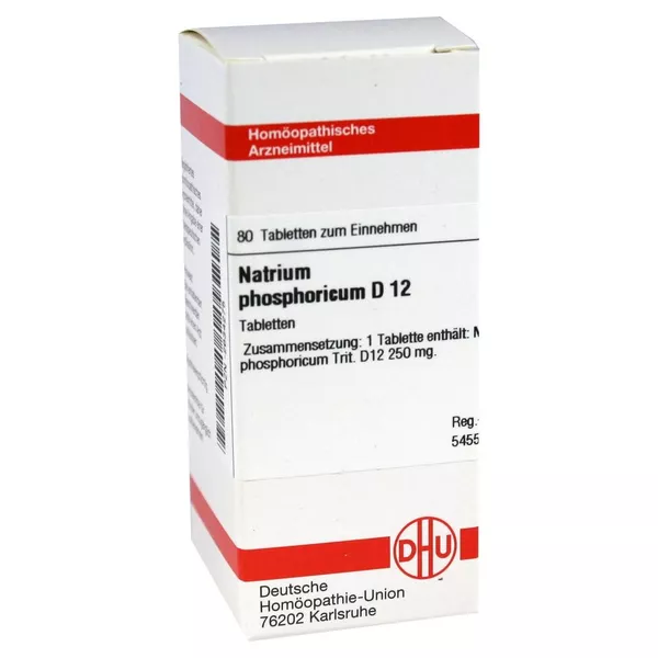 Natrium Phosphoricum D 12 Tabletten 80 St