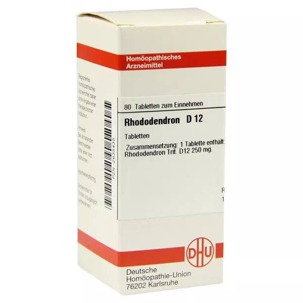 Rhododendron D 12 Tabletten 80 St