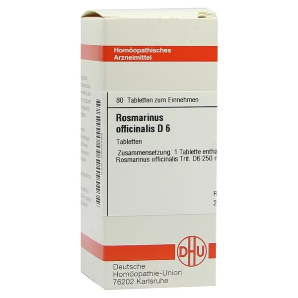 Rosmarinus Officinalis D 6 Tabletten 80 St