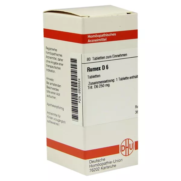 Rumex D 6 Tabletten 80 St
