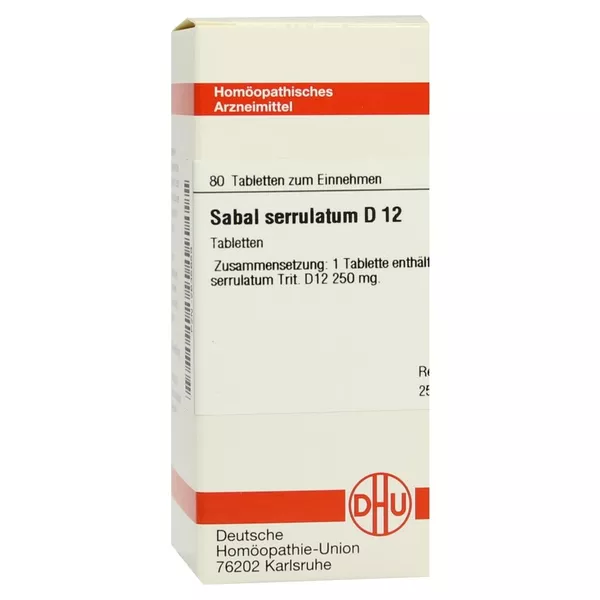 Sabal Serrulatum D 12 Tabletten 80 St
