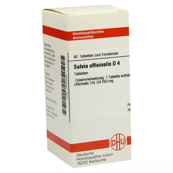 Salvia Officinalis D 4 Tabletten 80 St