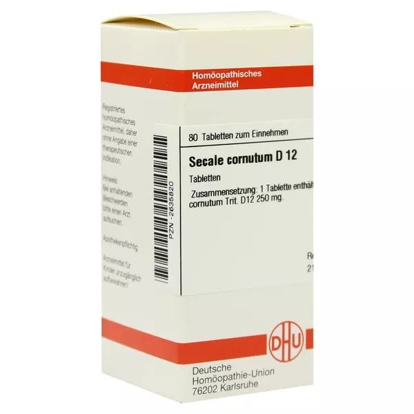 Secale Cornutum D 12 Tabletten 80 St