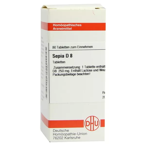 Sepia D 8 Tabletten 80 St