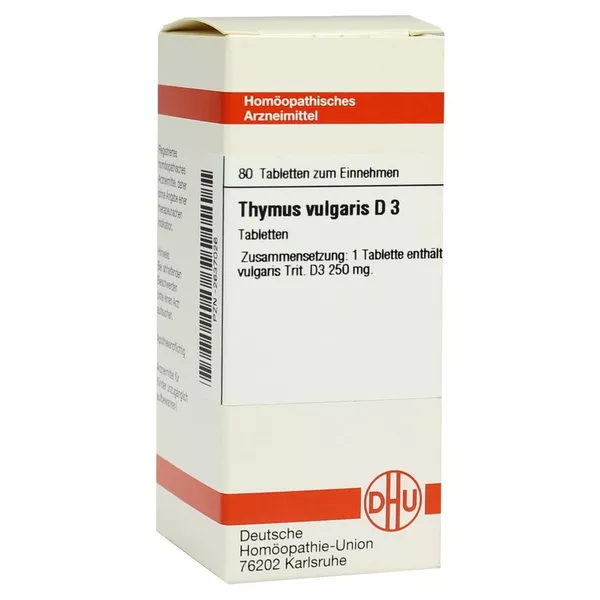 Thymus Vulgaris D 3 Tabletten 80 St