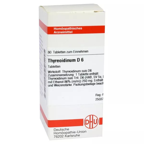 Thyreoidinum D 6 Tabletten 80 St