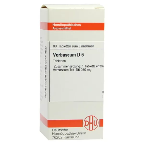 Verbascum D 6 Tabletten 80 St