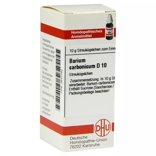 Barium Carbonicum D 10 Globuli 10 g