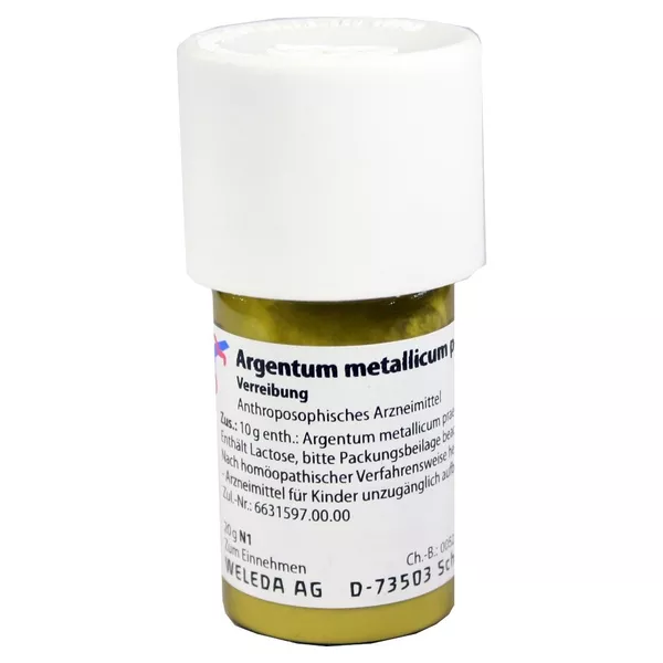 Argentum Metallicum Praeparatum D 30 Tri 20 g