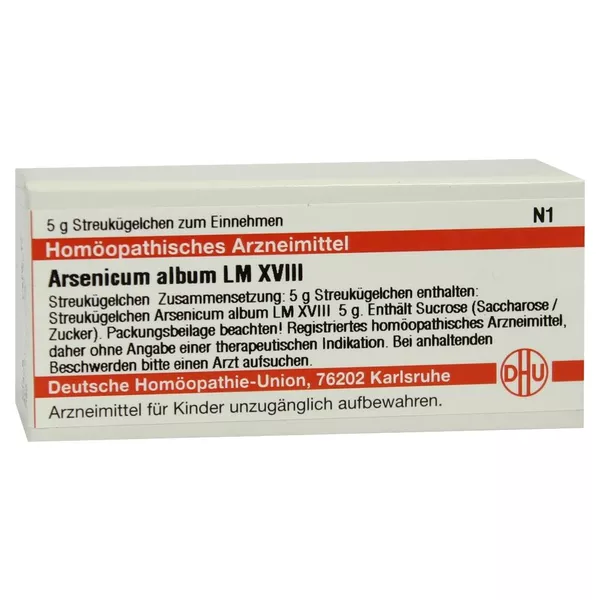 Arsenicum Album LM XVIII Globuli 5 g