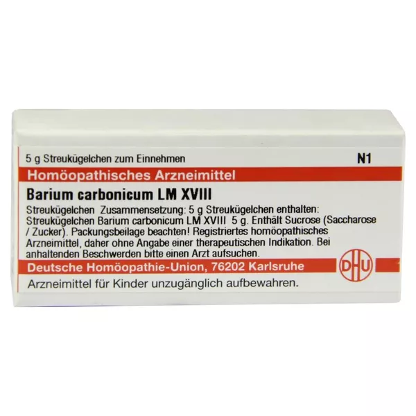 Barium Carbonicum LM XVIII Globuli 5 g