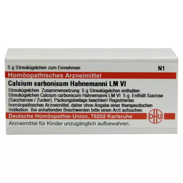 Calcium Carbonicum Hahnemanni LM VI Glob 5 g
