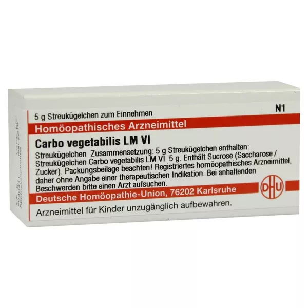 Carbo Vegetabilis LM VI Globuli 5 g