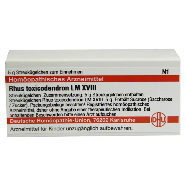 RHUS Toxicodendron LM XVIII Globuli 5 g
