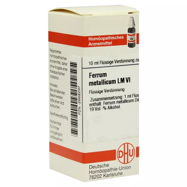 Ferrum Metallicum LM VI Dilution 10 ml