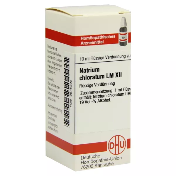 Natrium Chloratum LM XII Dilution 10 ml