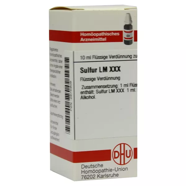 Sulfur LM XXX Dilution 10 ml