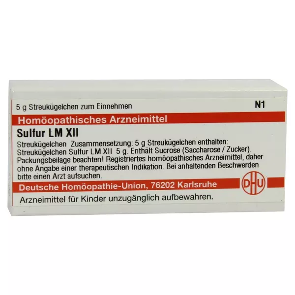 Sulfur LM XII Globuli 5 g