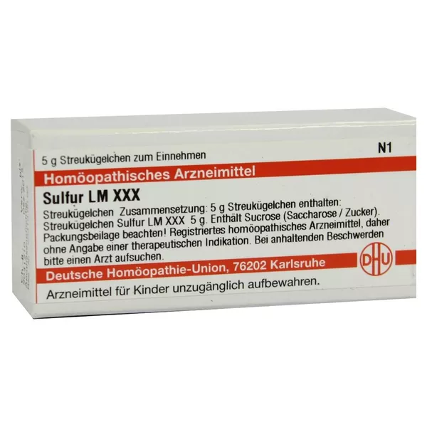 Sulfur LM XXX Globuli 5 g