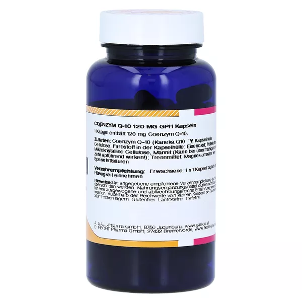 Coenzym Q10 120 mg GPH Kapseln 120 St